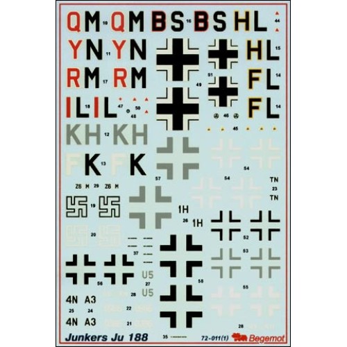 Декалі Junkers Ju-188 decal