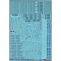 Декаль для модели самолета МиГ-31БМ