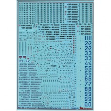 Декаль для модели самолета МиГ-31БМ