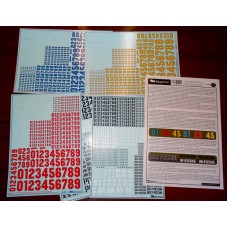 Декаль Номера воздушно-космических войск и дополнительные знаки различия (тип 2018)