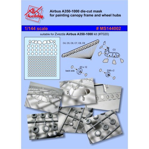 Декалі Маска для самолета A350-1000 (Zvezda)