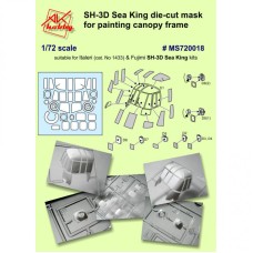 Маска для модели вертолета SH-3D Sea King