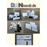 Аксессуары для диорамы. Контрольно-пропускной пункт (гипс)