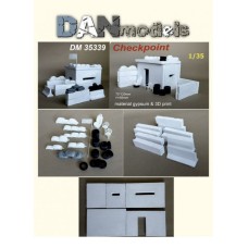 Аксессуары для диорамы. Контрольно-пропускной пункт (гипс)