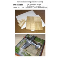 Подставка для моделей авиации. Тема: Аэродромное покрытие (имитация настила из деревянных досок)