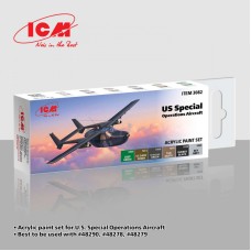 Набор акриловых красок для авиации сил специальных операций США, 6 шт.
