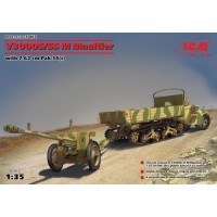 Немецкий полугусеничный автомобиль V3000S/SS M Maultier с пушкой Pak 36(r)