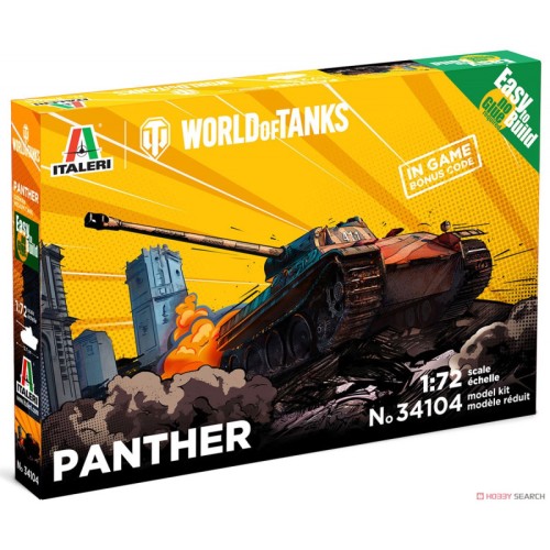 Бронетехніка та артилерія Мир Танков - Немецкий средний танк "Пантера" (Сборка без клея)