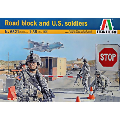 Фігури та мініатюри Блокпост с американскими солдатами