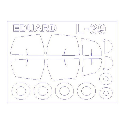 Декалі Маска для модели самолета Aero L-39 "Albatros" (Eduard)