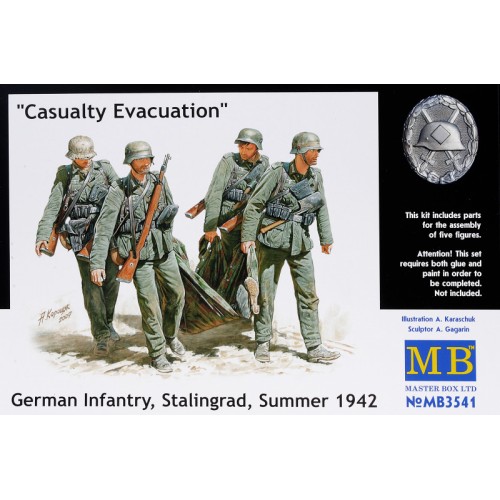 Фігури та мініатюри MB3541 Casualty Evacuation, Stalingrad, 1942