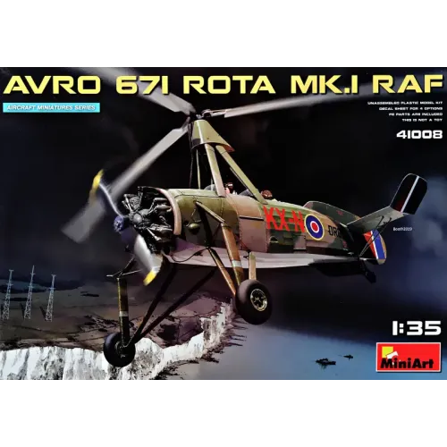 Вертолёты Разведывательный автожир avro 671 rota mk.1 raf 1:35