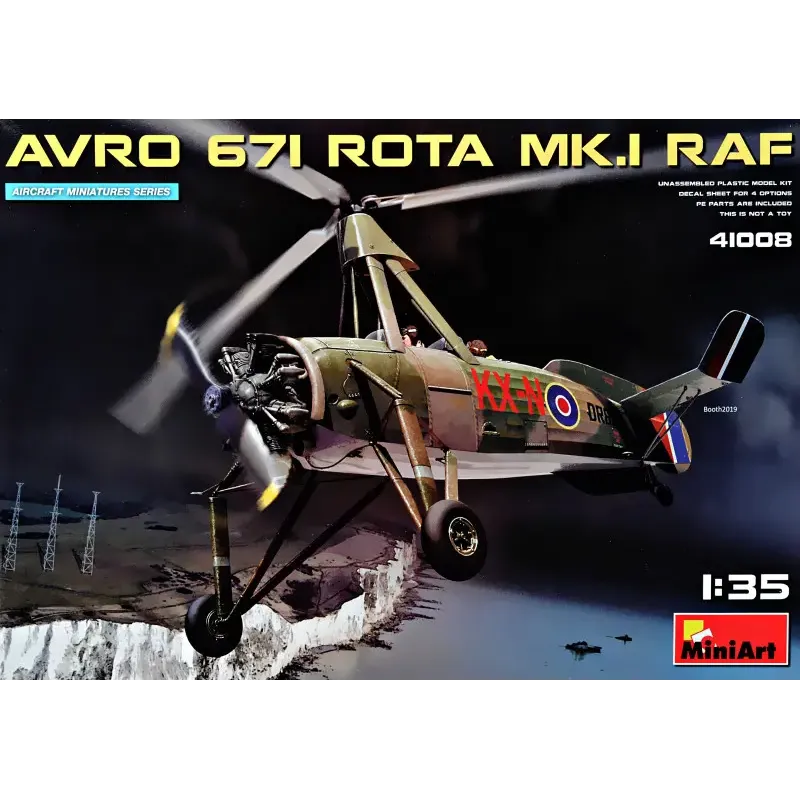 Разведывательный автожир avro 671 rota mk.1 raf 1:35