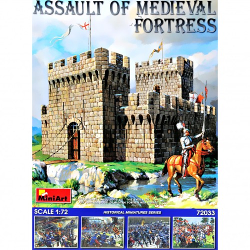 Будівлі та елементи Штурм средневековой крепости