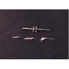 Трубка "Пито" и антена для модели самолета МиГ-25РБТ (ICM)