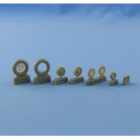 Колеса для Ме-109 E-1-E-3 (смола) (смола)