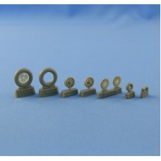 Колеса для Ме-109 E-1-E-3 (смола)