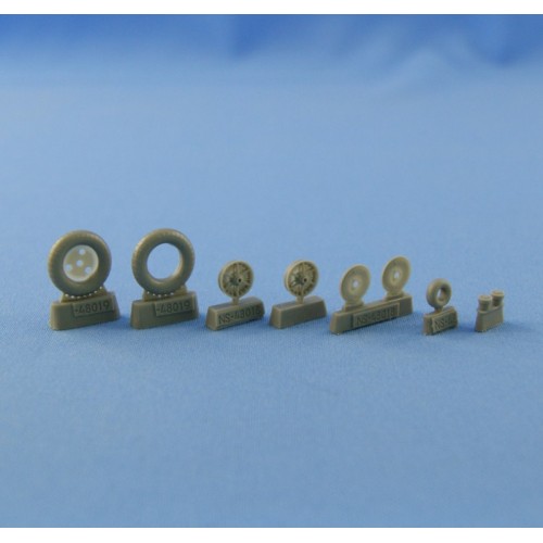 Набори деталіровки Колеса для Ме-109 E-1-E-3 (смола)