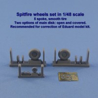 Колеса с гладкой резиной для Spitfire