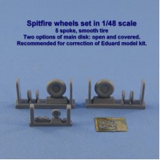 Колеса с гладкой резиной для Spitfire