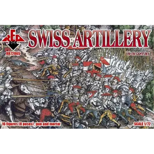 Фігури та мініатюри Швейцарская артиллерия 16 век 1:72