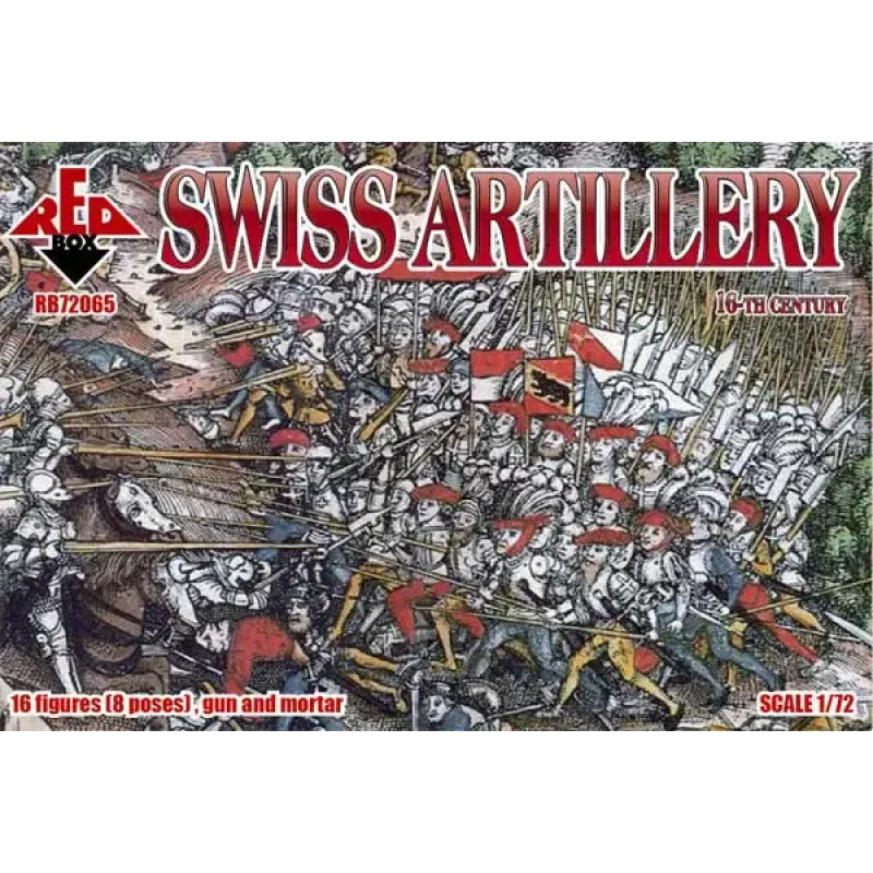 Збірна модель Швейцарская артиллерия 16 век 1:72
