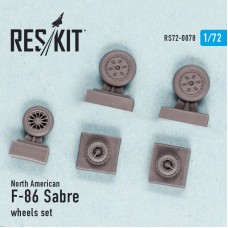 Смоляные колеса для самолета F-86 "Sabre"