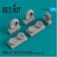 MiG-21 (F/F13/U/US) смоляные колеса (1:72)