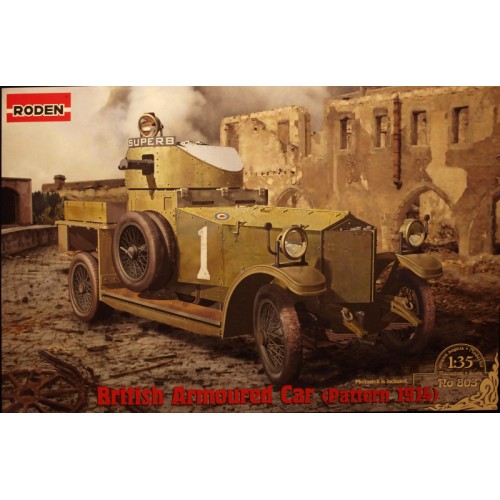 Бронетехніка та артилерія Британский бронеавтомобиль Pattern, 1914 г.