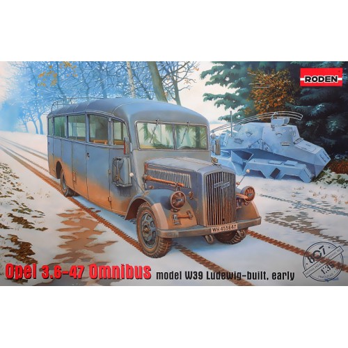 Авто-мото Немецкий штабной автобус Opel Blitz 3.6 – 47 Omnibus W39 Ludewig (Essen)