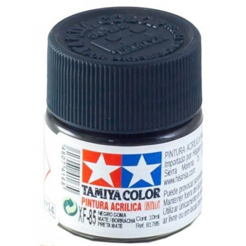 Фарба водорозчинна Акриловая краска Mini XF-85, черная резина