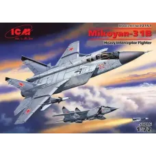 Збірна модель 1:72 Винищувач МіГ-31 Foxhound ICM 72151