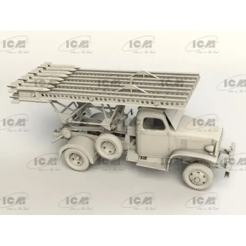 Советская боевая машина BM-13-16 на базе G7107