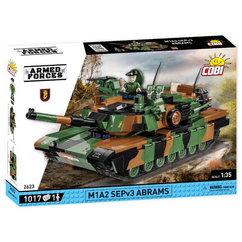 Конструктор COBI Танк M1A2 SEP v3 Абрамс, 1017 деталей