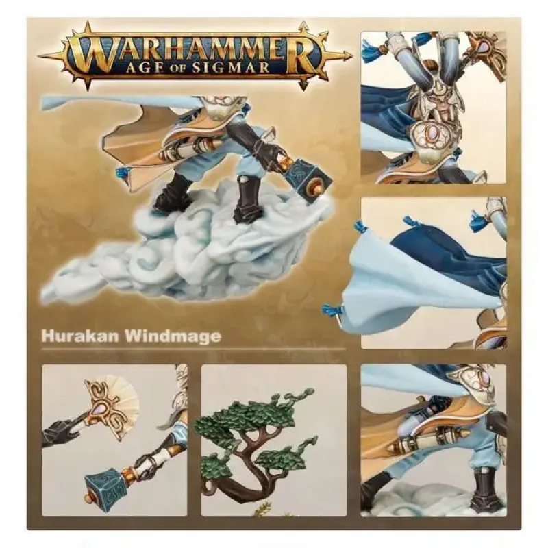 Миниатюра AGE OF SIGMAR: LUMINETH REALM-LORDS - HURAKAN WINDMAGE_st