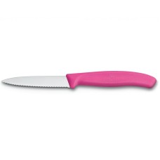 Ніж для чищення овочів Victorinox SWISS CLASSIC 8см хвил рожев 6.7636.L115
