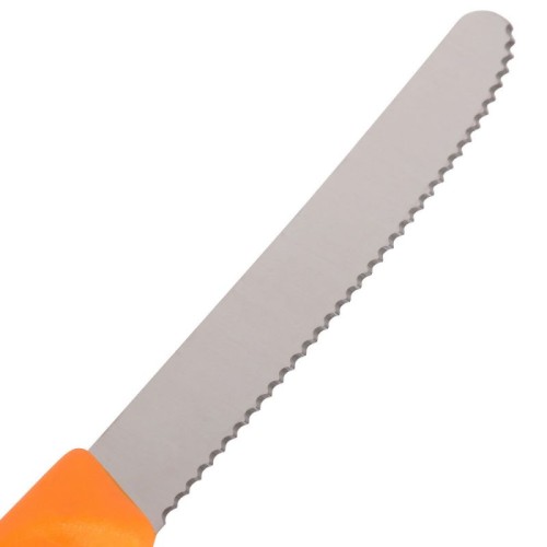 Ніж для томатів Victorinox SWISS CLASSIC Tomato&Table 11см хвил помаран 6.7836.L119