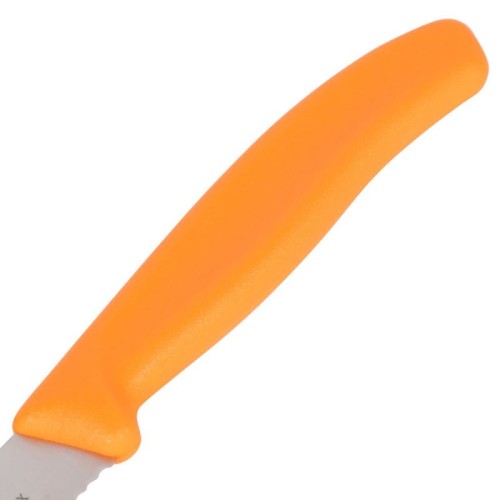 Ніж для томатів Victorinox SWISS CLASSIC Tomato&Table 11см хвил помаран 6.7836.L119