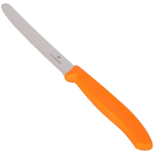 Ніж для томатів Victorinox SWISS CLASSIC Tomato&Table 11см хвил помаран 6.7836.L119