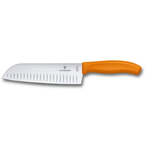 Ніж-сантоку Victorinox SWISS CLASSIC 17см помаранч 6.8526.17L9B