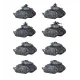 Мініатюра WARHAMMER 40000: HORUS HERESY - LEMAN RUSS ECECUTIONRE AND DEMOLISHER SQUADRON