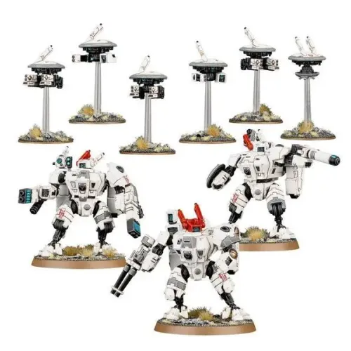 Набір мініатюр WARHAMMER 40000: TAU EMPIRE - CRISIS BATTLESUITS