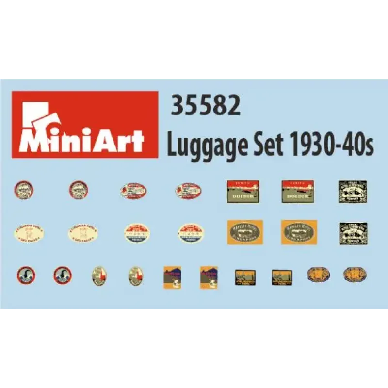 Сборная модель 1:35 Набор багаж 1930-40г. Миниарт 35582