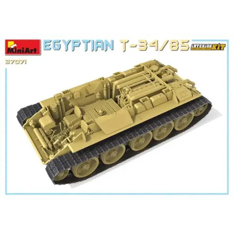 Египетский танк Т-34/85 с интерьером