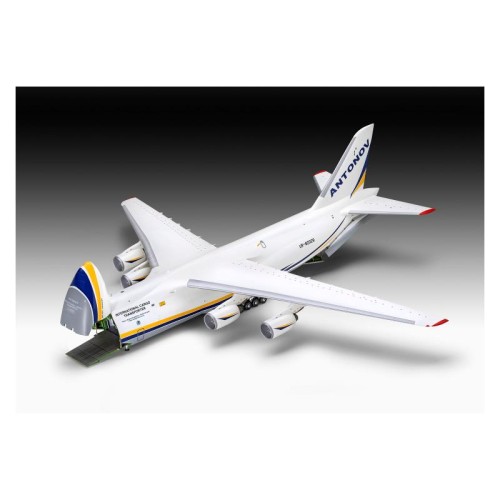 Збірна модель літака Збірна модель-копія Revell Вантажний літак АН-124 Руслан рівень 5 масштаб 1:144 1:144