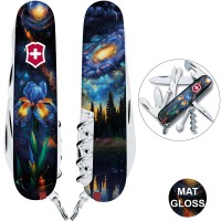 Швейцарский складной нож 91мм Victorinox CLIMBER DESIGN Магический цветок 1.3703.3.R2070pk