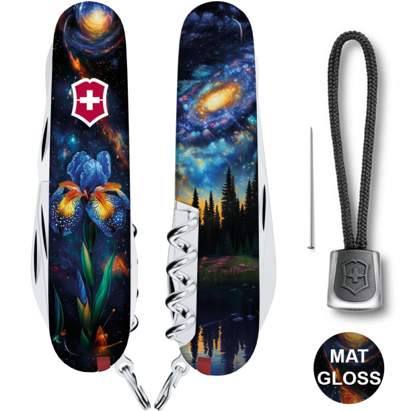 Швейцарский складной нож 91мм Victorinox CLIMBER DESIGN Магический цветок 1.3703.3.R2070pk