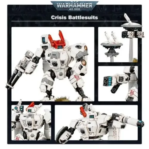 Набір мініатюр WARHAMMER 40000: TAU EMPIRE - CRISIS BATTLESUITS