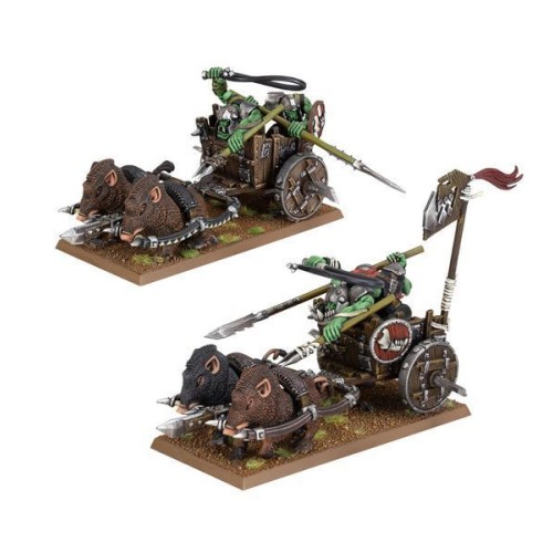 Набор миниатюр ORC & GOBLIN TRIBES: ORC BOAR CHARIOTS