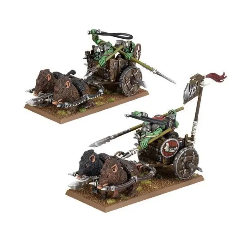 Набір мініатюр ORC & GOBLIN TRIBES: ORC BOAR CHARIOTS